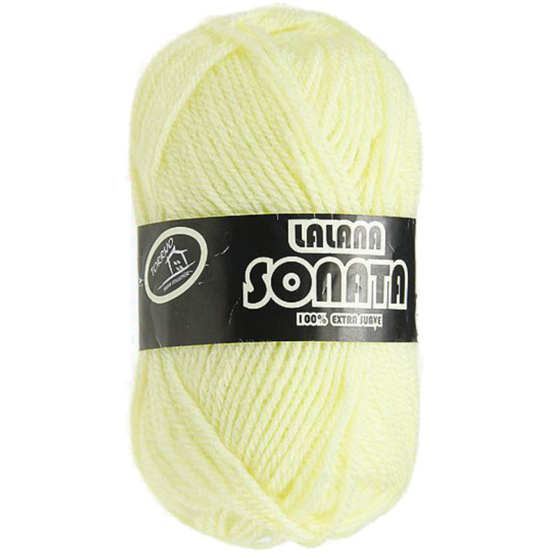 lana Sonata color AMARILLO PALIDO 1553