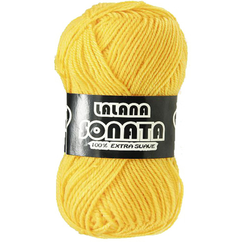lana Sonata color AMARILLO CANARIO 1554