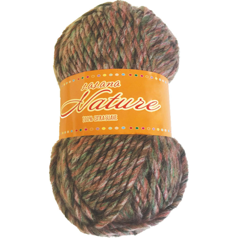 Lana Nature Multicolor Torrijo 80gr | Lana para Tejer y Crochet | Hilaturas Torrijo