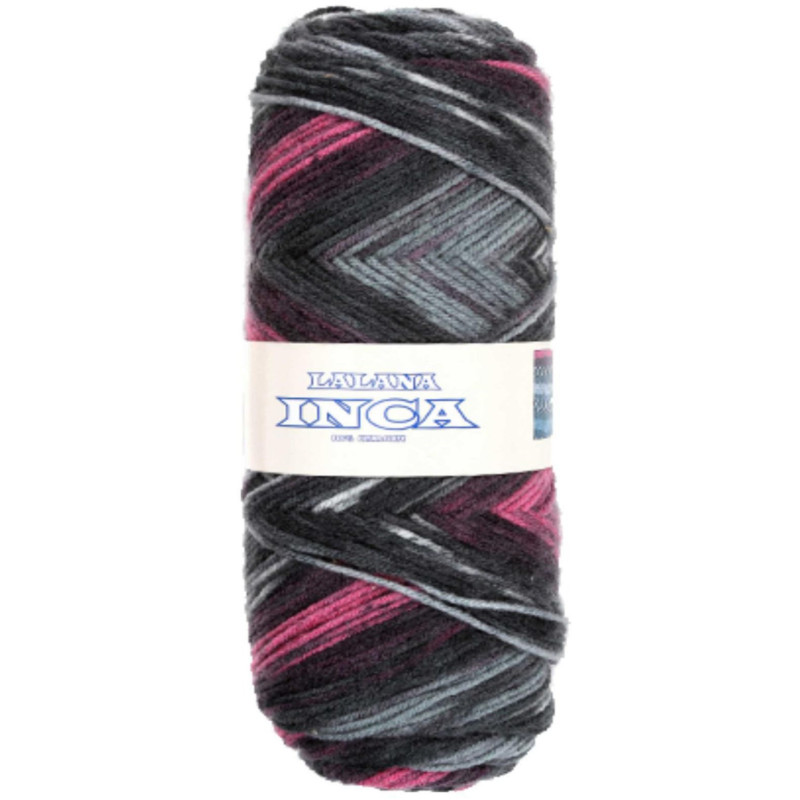 Lana Inca Multicolor Torrijo 80gr | Lana para Tejer y Crochet | Hilaturas Torrijo
