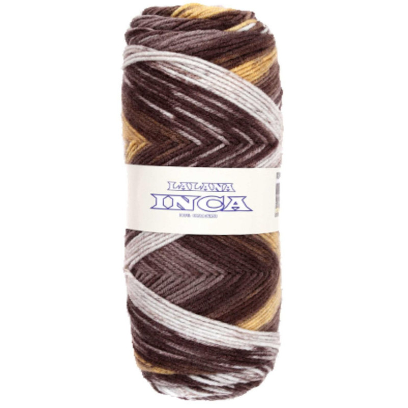 Lana Inca Multicolor Torrijo 80gr | Lana para Tejer y Crochet | Hilaturas Torrijo