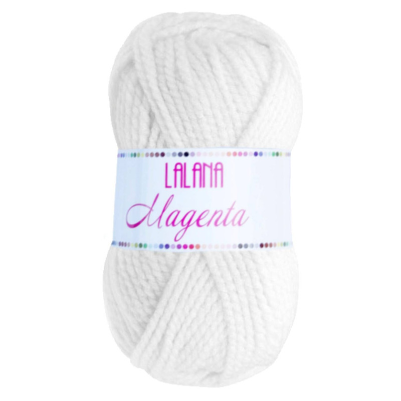 Ovillo 100grs Lana Magenta | Lana para Tejer y Crochet | Hilaturas Torrijo