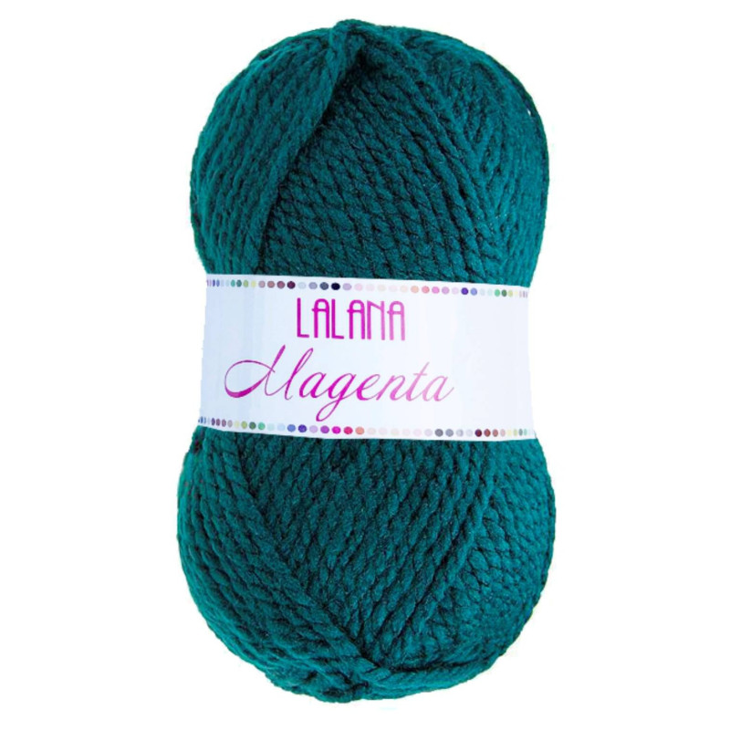Ovillo 100grs Lana Magenta | Lana para Tejer y Crochet | Hilaturas Torrijo