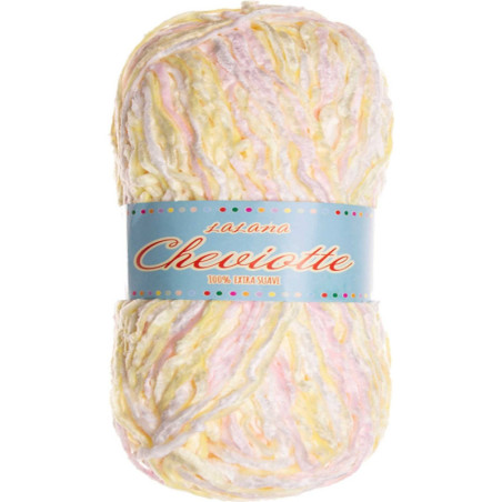 Lana Cheviotte Multicolor 85g efecto terciopelo | Torrijo