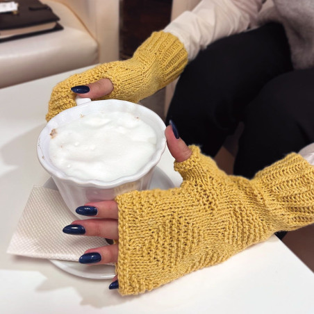 Kit de Tejer Mitones Diamonds de Hoooked