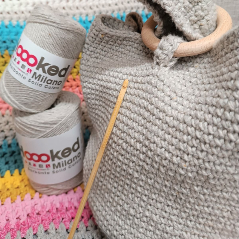 Kit Ganchillo Bolso Nudo Japonés - Hoooked