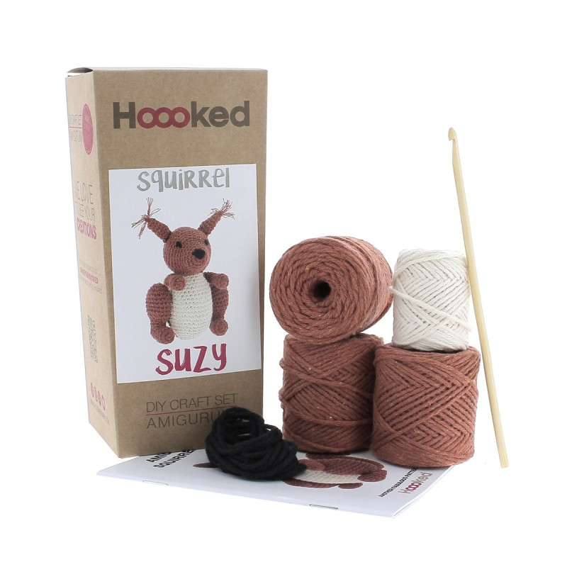 Kit Amigurimi Ardilla Suzy - Hoooked