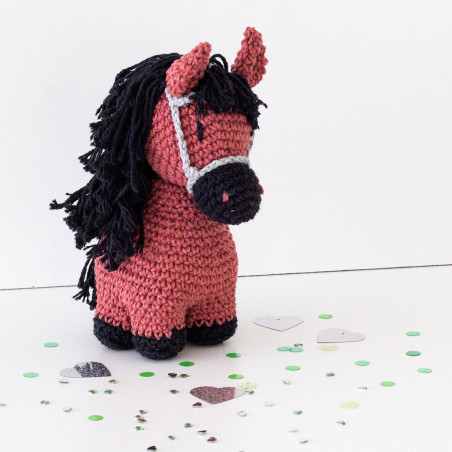 Kit de Amigurumi - Pony Sienna - Hoooked