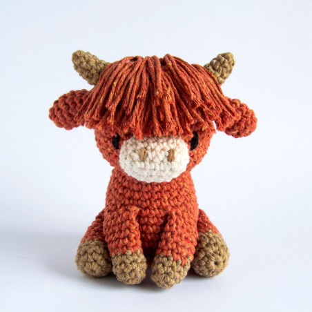 Kit Amigurumi Vaca de las Tierras Altas Aidan - Hoooked