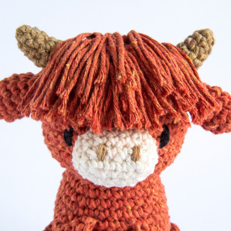 Kit Amigurumi Vaca de las Tierras Altas Aidan - Hoooked