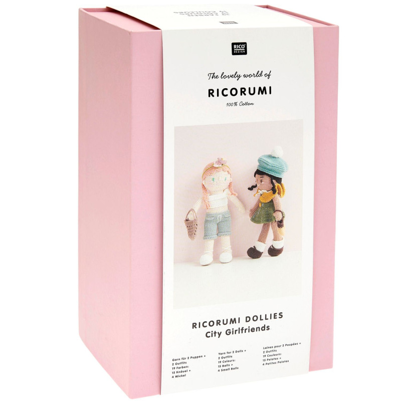 Kit de Amigurumi Ricorumi Dollies - City Girlfriends - Rico Design