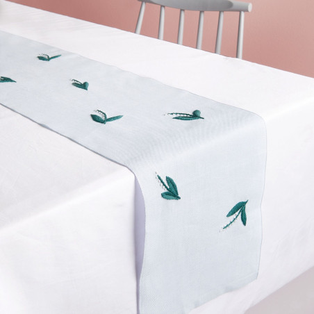 Kit de bordado camino de mesa Lily of the Valley - Rico Design