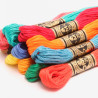 Pack de 12 hilos Mouliné colores PASION - DMC