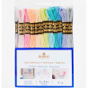 Pack de 12 hilos Mouliné colores PASTEL - DMC