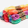 Pack de 12 hilos Mouliné colores MATIZADOS - DMC
