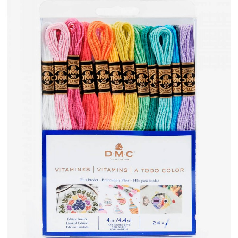 Pack de 24 hilos Mouliné - DMC