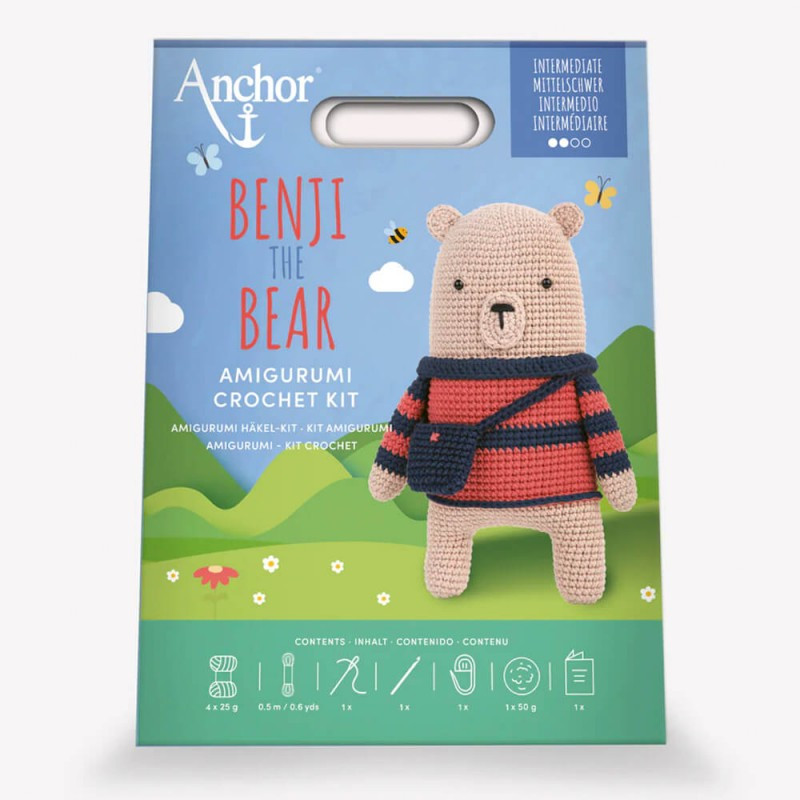 Anchor Benji L'Ours mini kit Amigurumi
