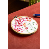 Kit Punch Needle Amapolas de Primavera de Nathalie Weinzaepflen para realizar con punch needle - DMC