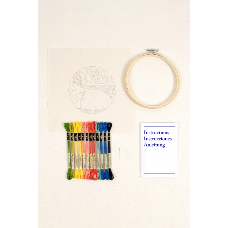 Kit de bordado Habitación Acogedora por Karin Fast - DMC