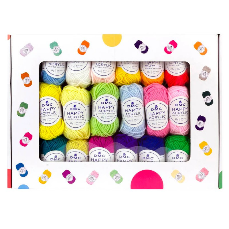 Pack 50 Ovillos Happy Acrylic - DMC