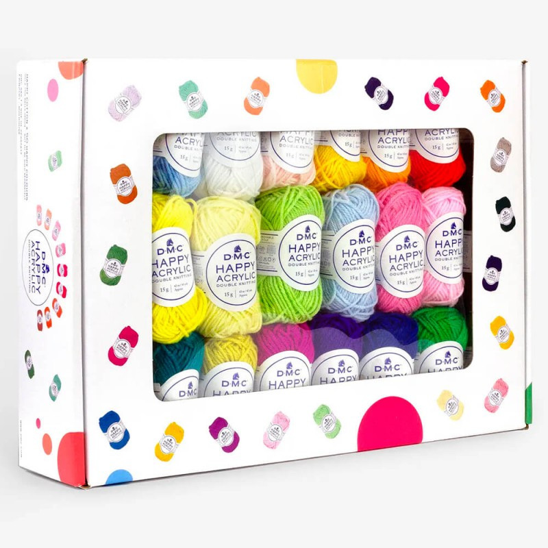Pack 50 Ovillos Happy Acrylic - DMC