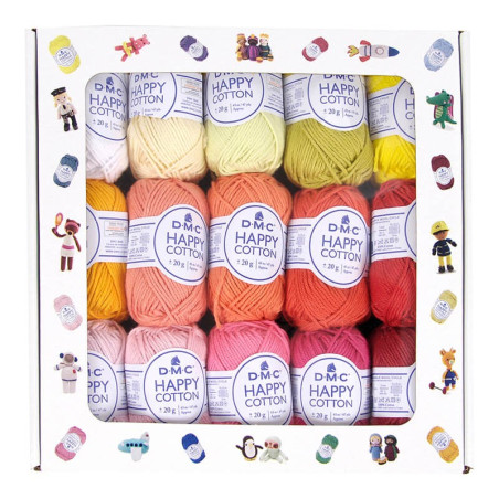 Pack 30 Ovillos Happy Cotton - DMC