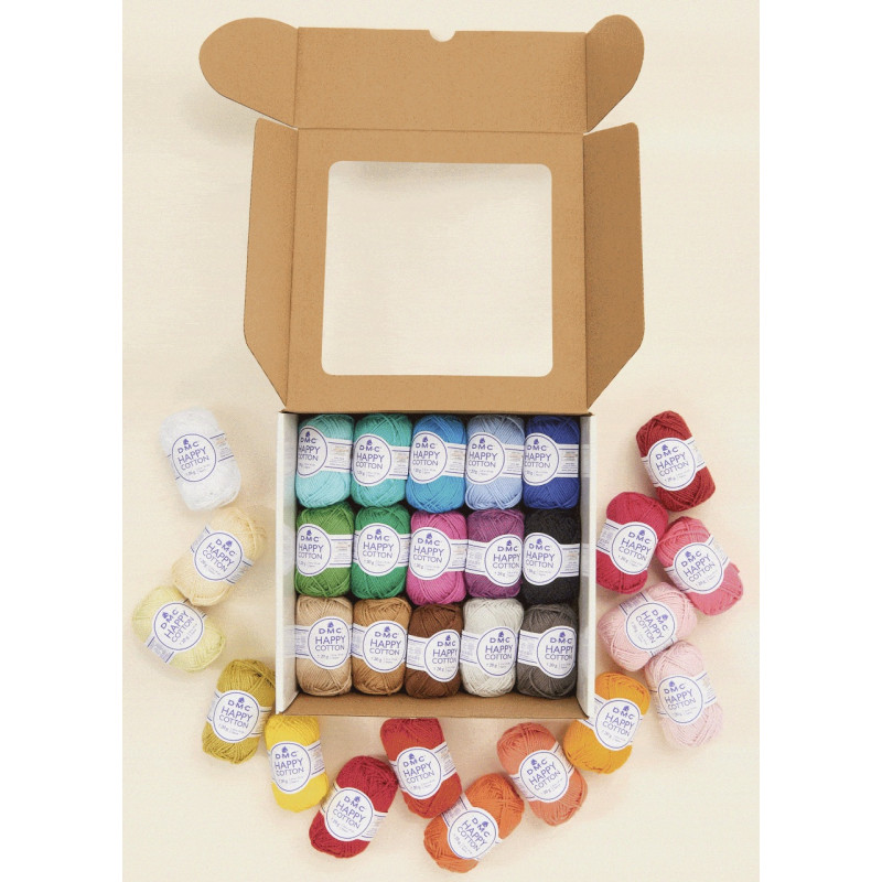 Pack 30 Ovillos Happy Cotton - DMC