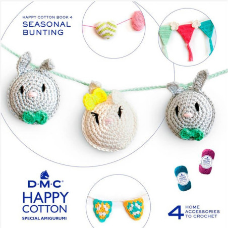 Patrones DMC Happy Cotton 4 - Guirnaldas Estacionales