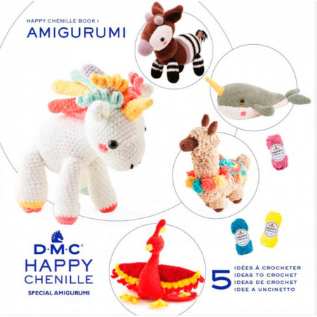 Patrones DMC Happy Chenille 1 - Animales Fantásticos