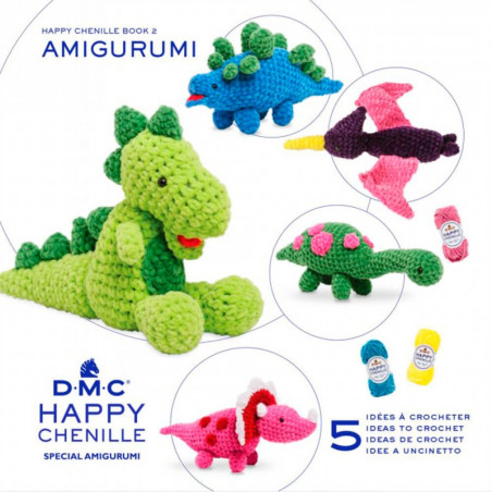 Patrones DMC Happy Chenille 2 - Animales Fantásticos