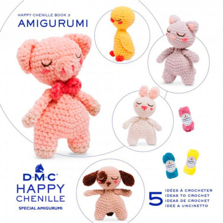 Patrones DMC Happy Chenille 3 - Animales Fantásticos