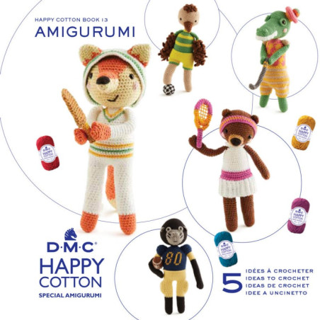 Patrones DMC Happy Cotton Nº 13 - Animales Deportistas