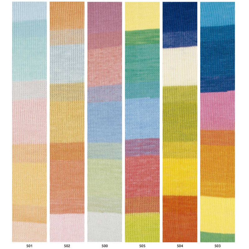 Katia Summer Paint hilo multicolor crochet verano