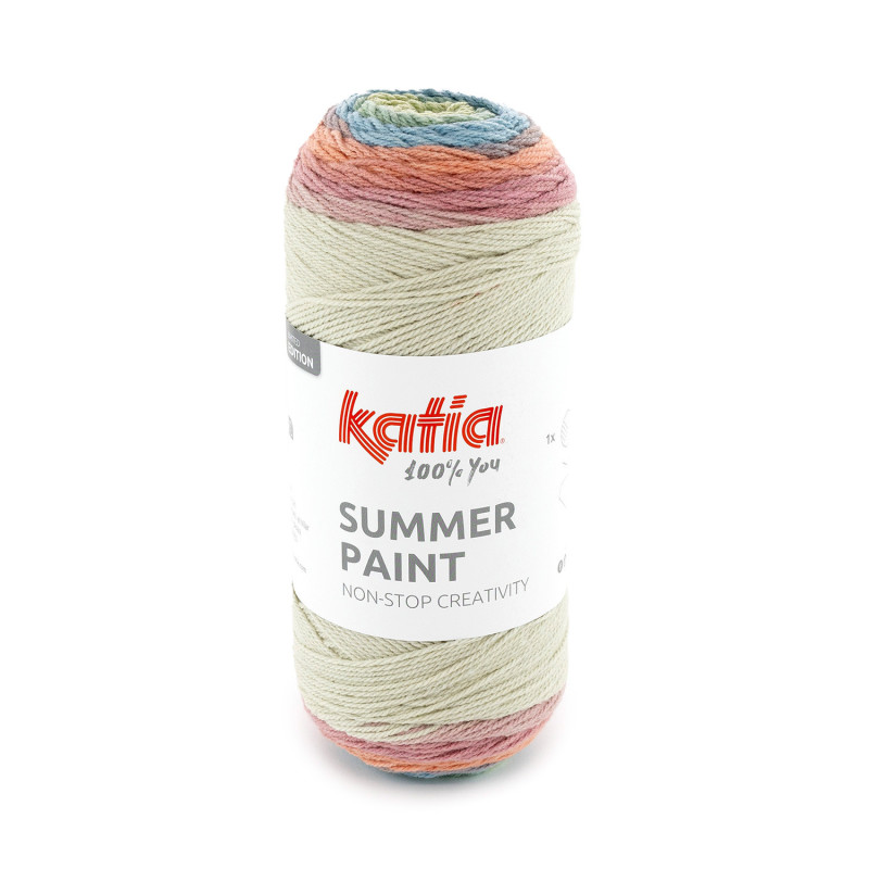 Katia Summer Paint hilo multicolor crochet verano