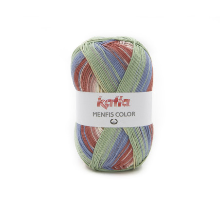 Katia Menfis Color algodón multicolor para crochet