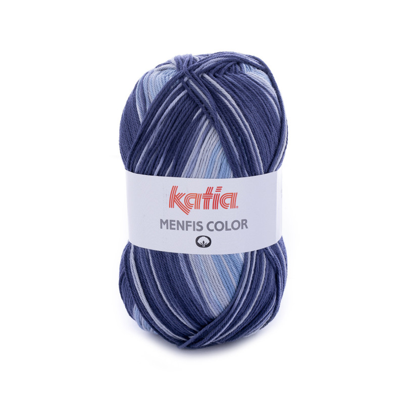 Katia Menfis Color algodón multicolor para crochet