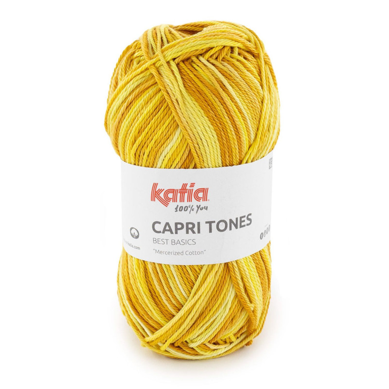 Katia Capri Tones algodón mercerizado crochet amigurumi