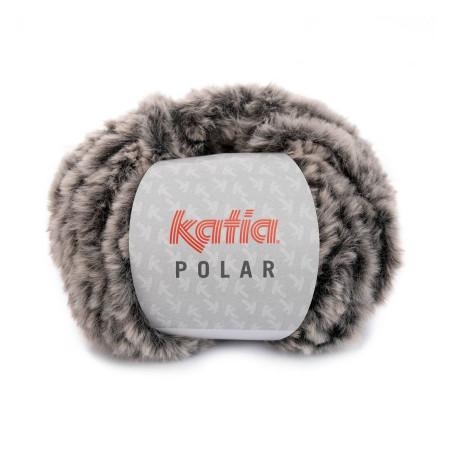 Katia Polar lana efecto pelo crochet invierno suave