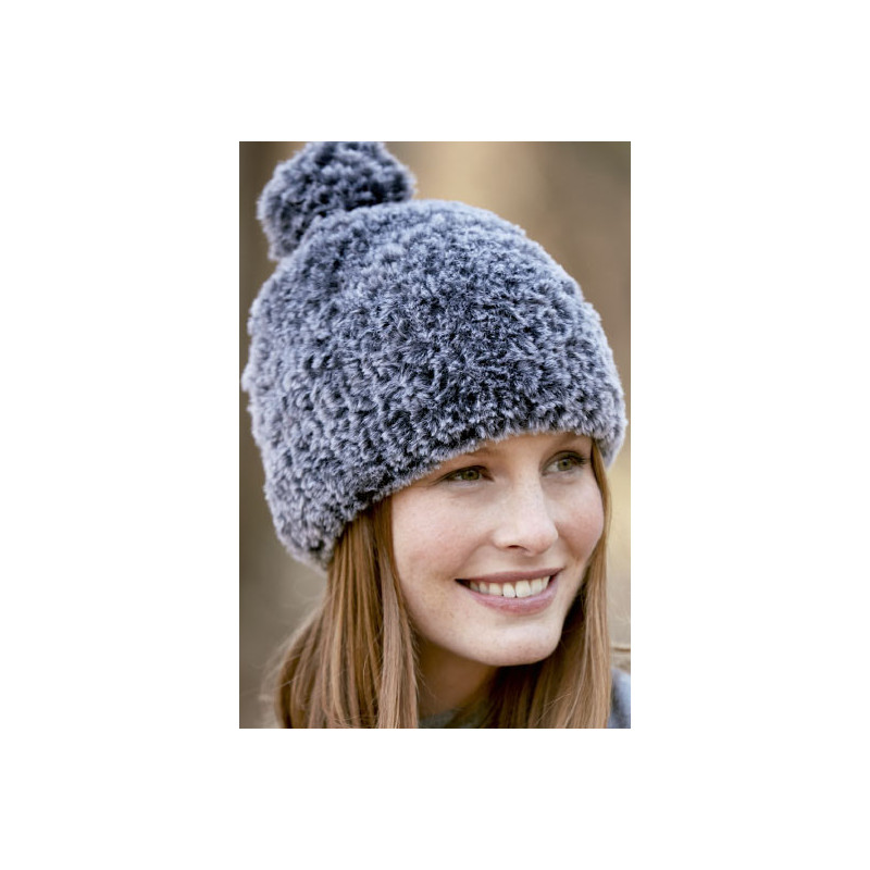 Katia Polar lana efecto pelo crochet invierno suave