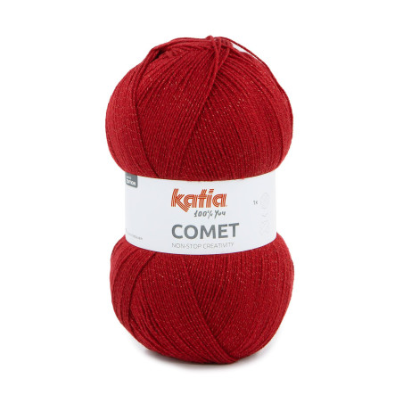 Katia Comet lana brillo metalizado crochet y punto