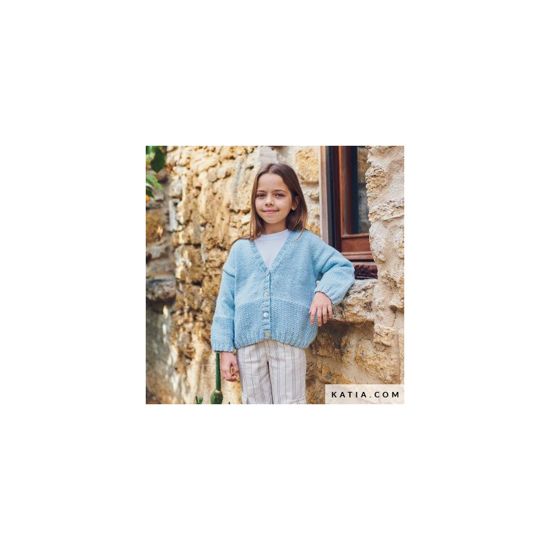 Katia Comet lana brillo metalizado crochet y punto