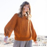Katia Comet lana brillo metalizado crochet y punto