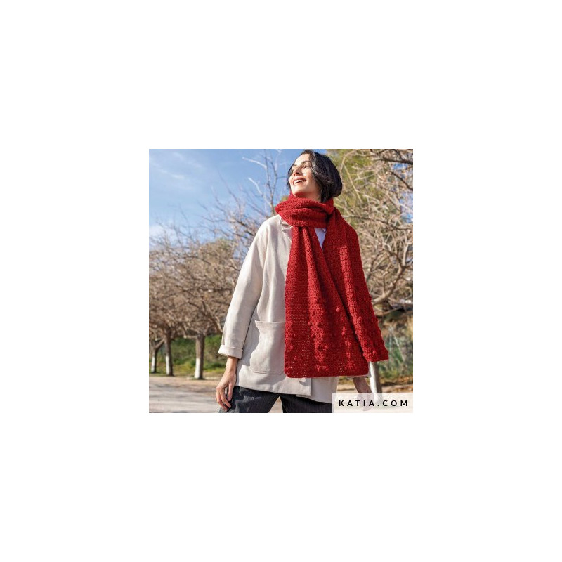 Katia Comet lana brillo metalizado crochet y punto