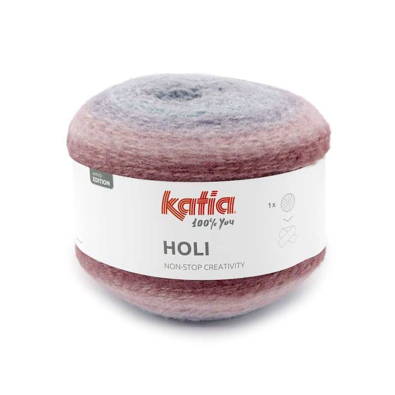Holi de Katia lana multicolor para crochet y punto