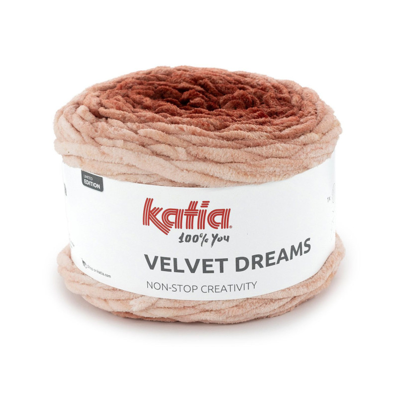 Katia Velvet Dreams chenilla suave para crochet