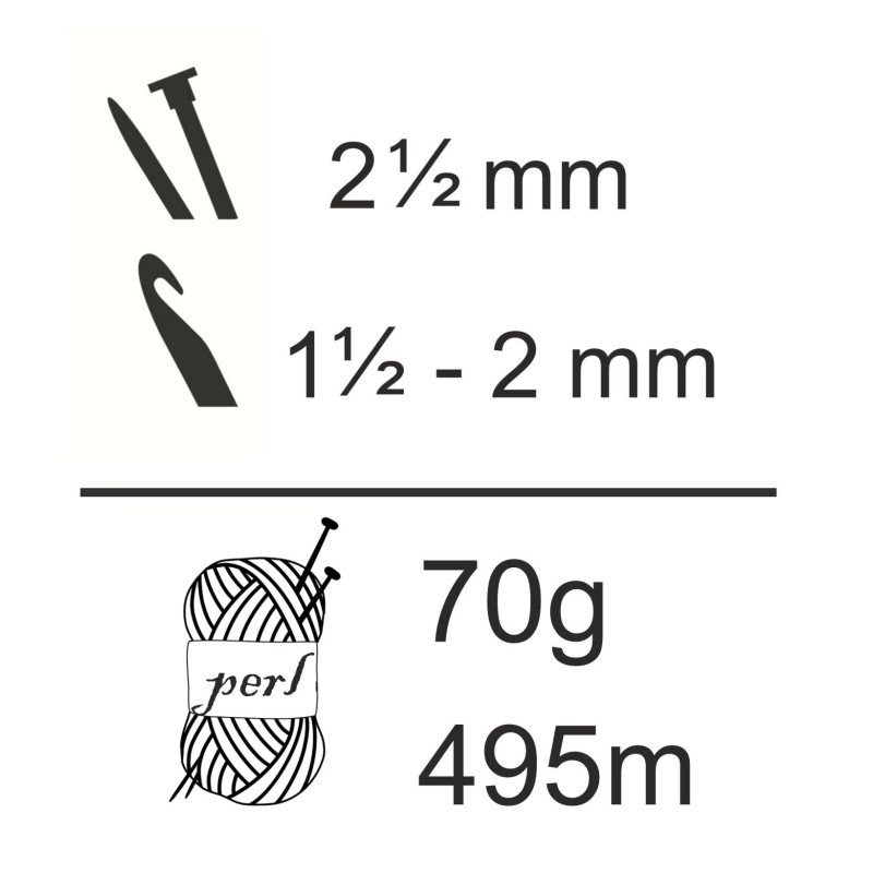 Hilo de PERLE Nº 8 ovillo 70grs Torrijo