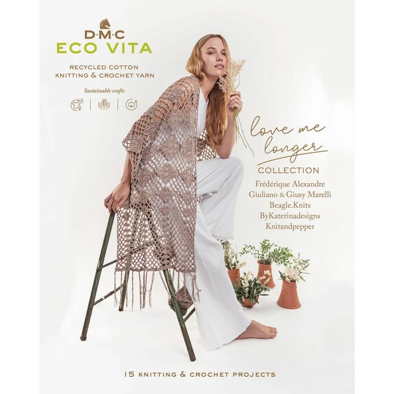 Libro DMC Eco Vita | 15 Proyectos de Tricot y Crochet
