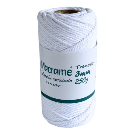Macrame Trenzas Algodon Reciclado 250 g | Torrijo